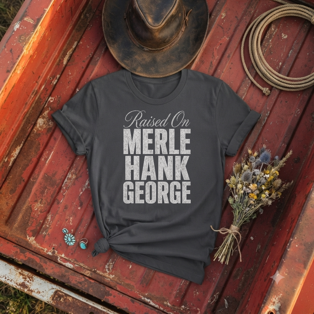 "Merle, Hank, George" Vintage T-Shirt