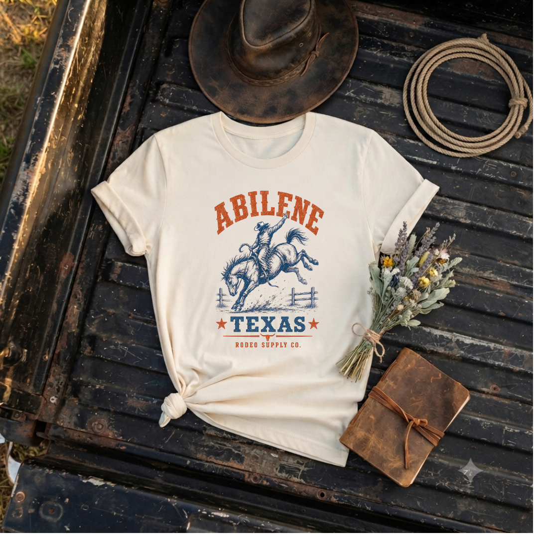 "Abilene Texas Rodeo" Bronco T-Shirt