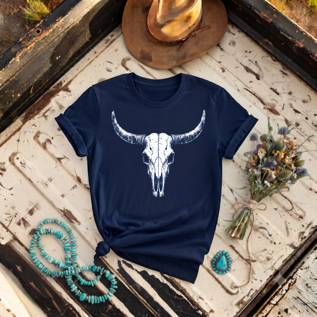 "Longhorn Skull"  Graphic T-Shirt
