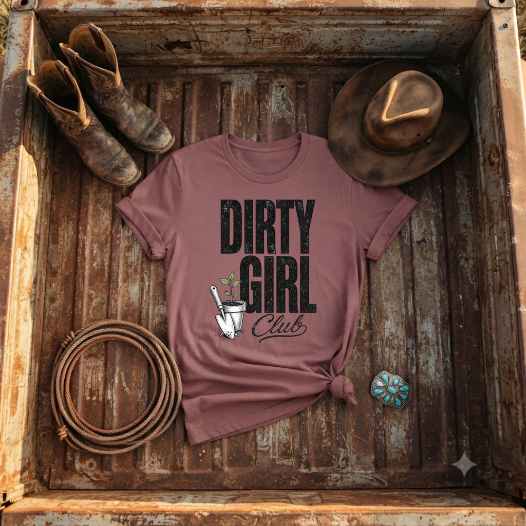 "Dirty Girl Club"  T-Shirt