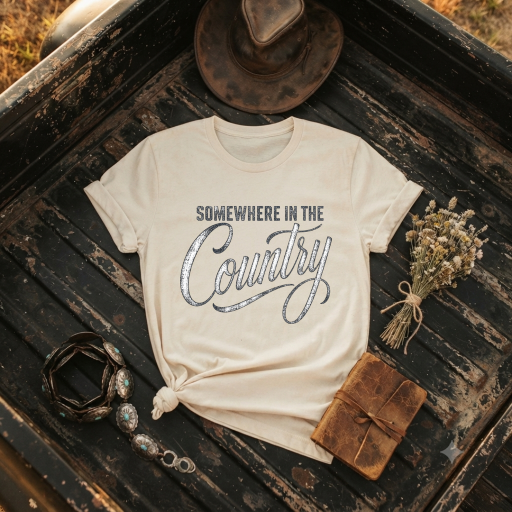 "Somewhere in the Country"  T‑Shirt