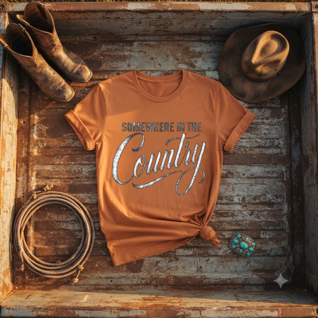 "Somewhere in the Country"  T‑Shirt