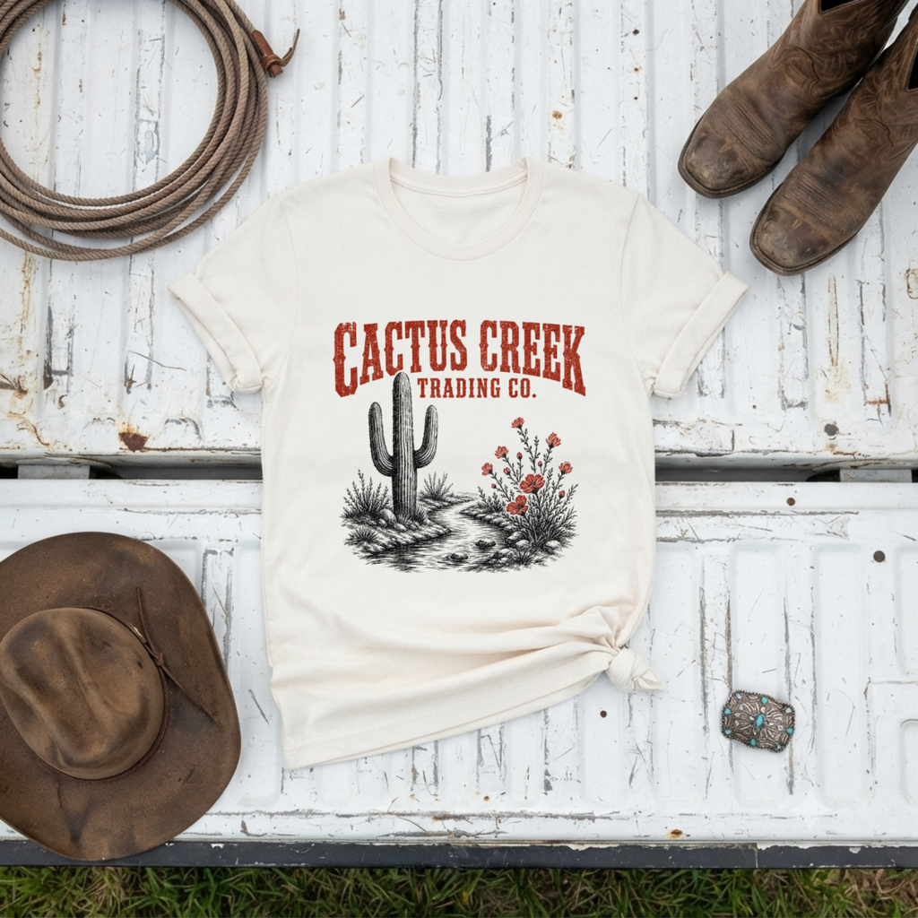 "Cactus Creek Trading Co." T-Shirt