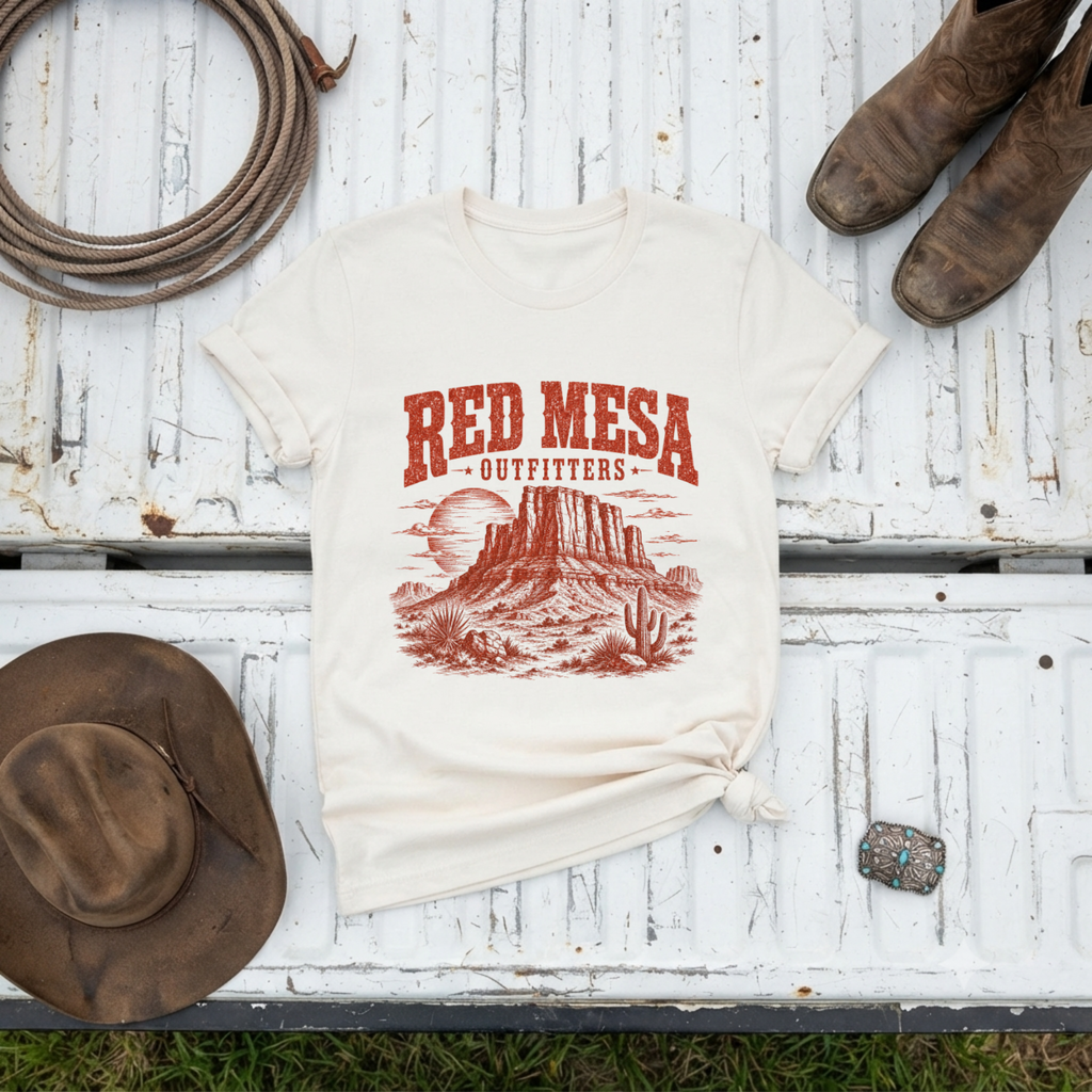 "Red Mesa Outfitters"  T-Shirt