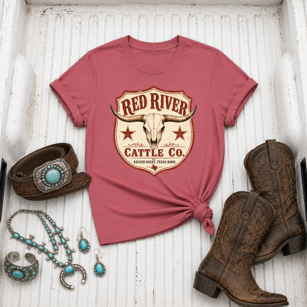 "Red River Cattle" T-Shirt