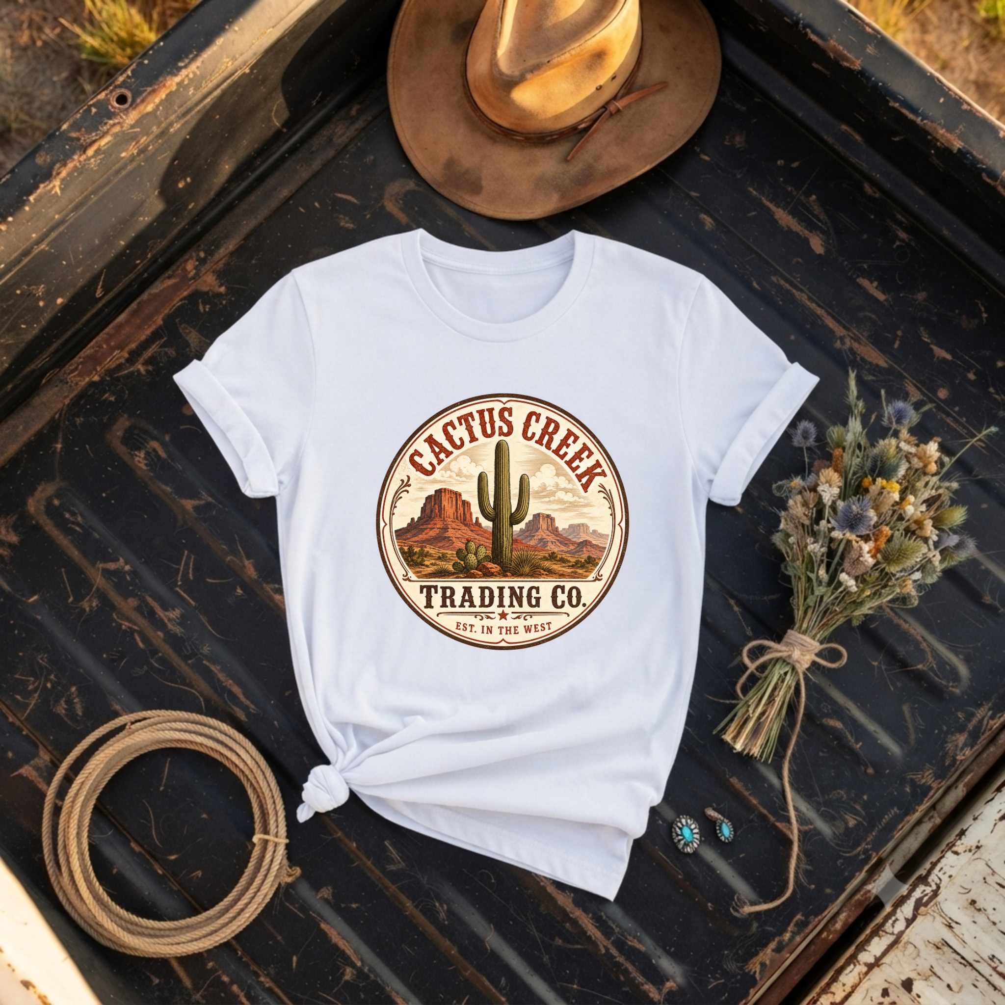 "Cactus Creek Trading Co." T-Shirt