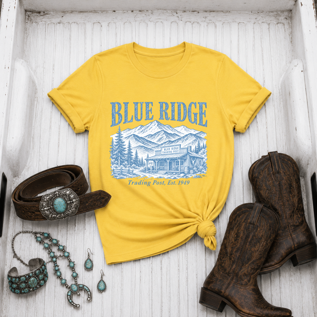 "Blue Ridge Trading Post" T‑Shirt
