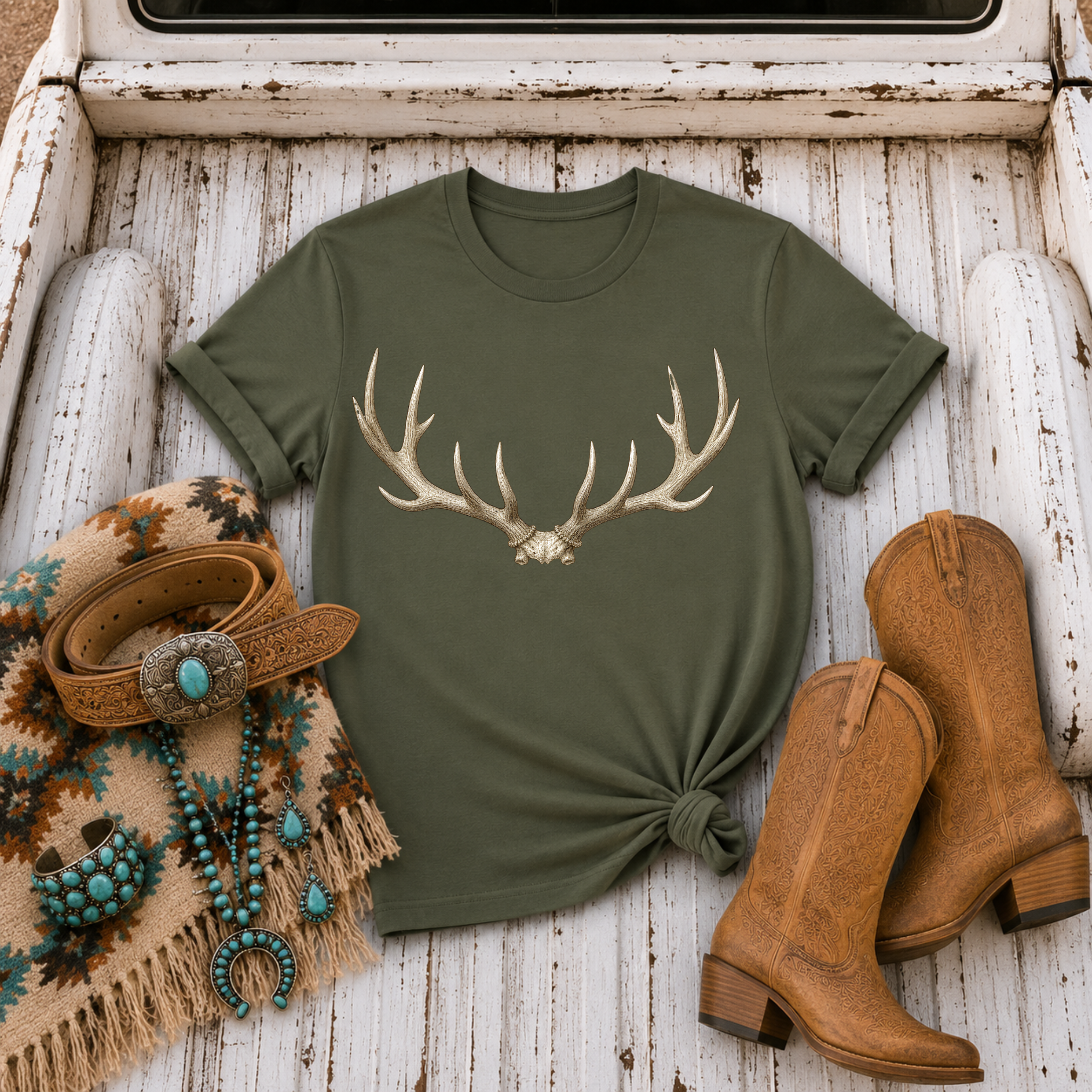 "Antler Crest" T-Shirt