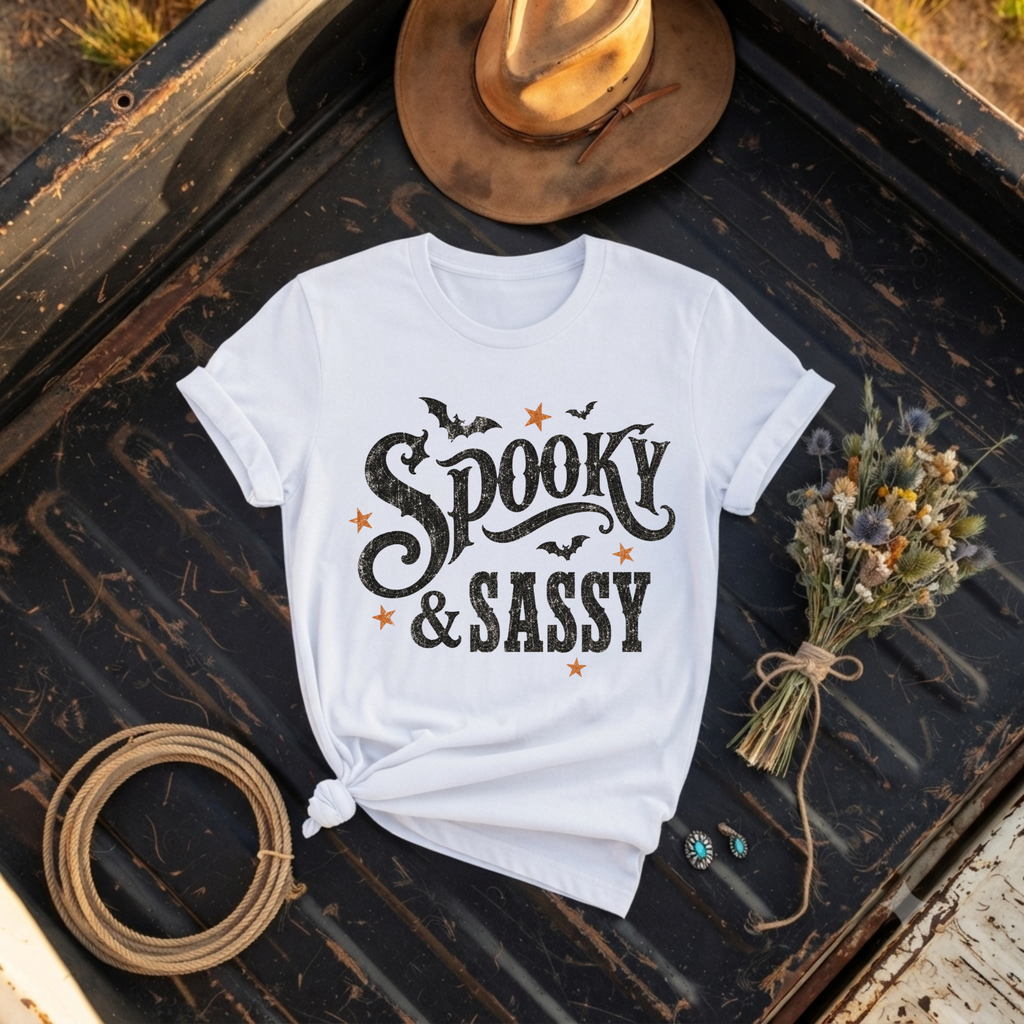 Spooky & Sassy Halloween T-Shirt