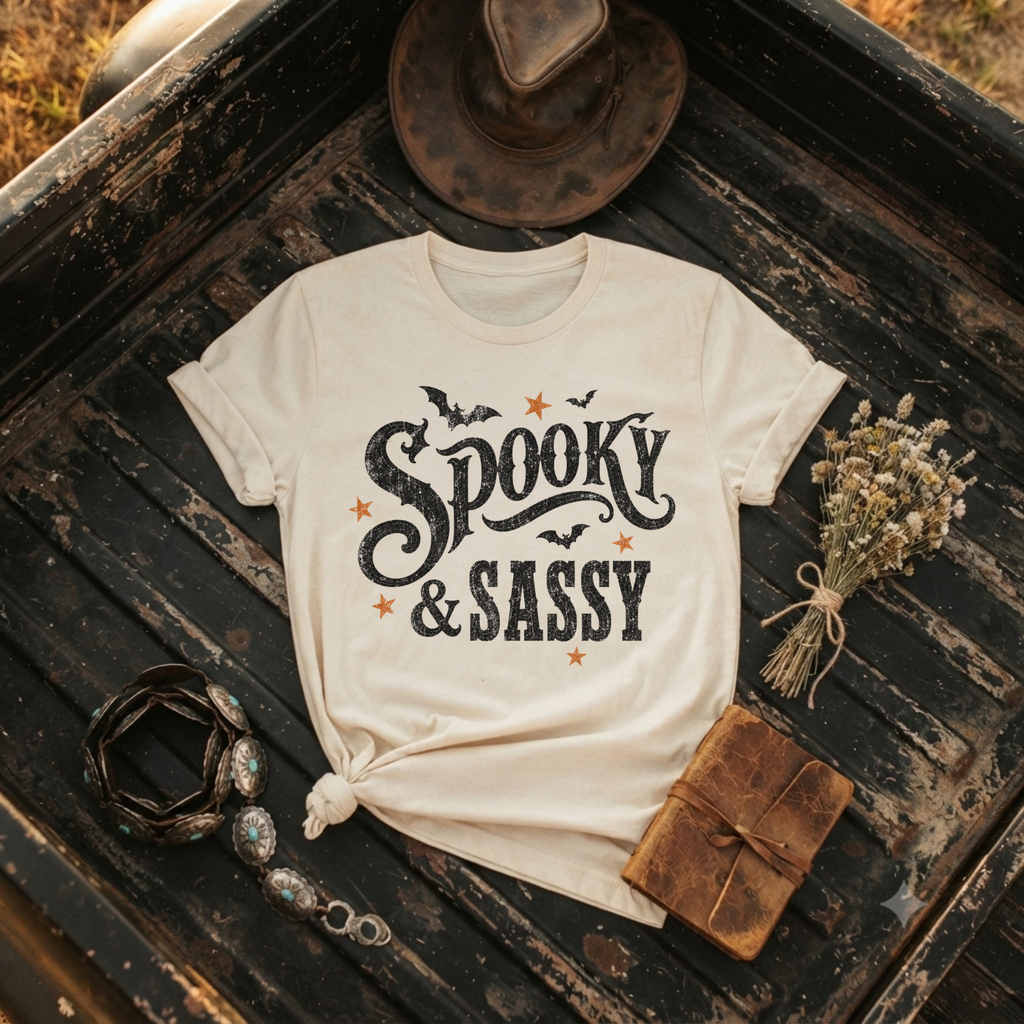 Spooky & Sassy Halloween T-Shirt