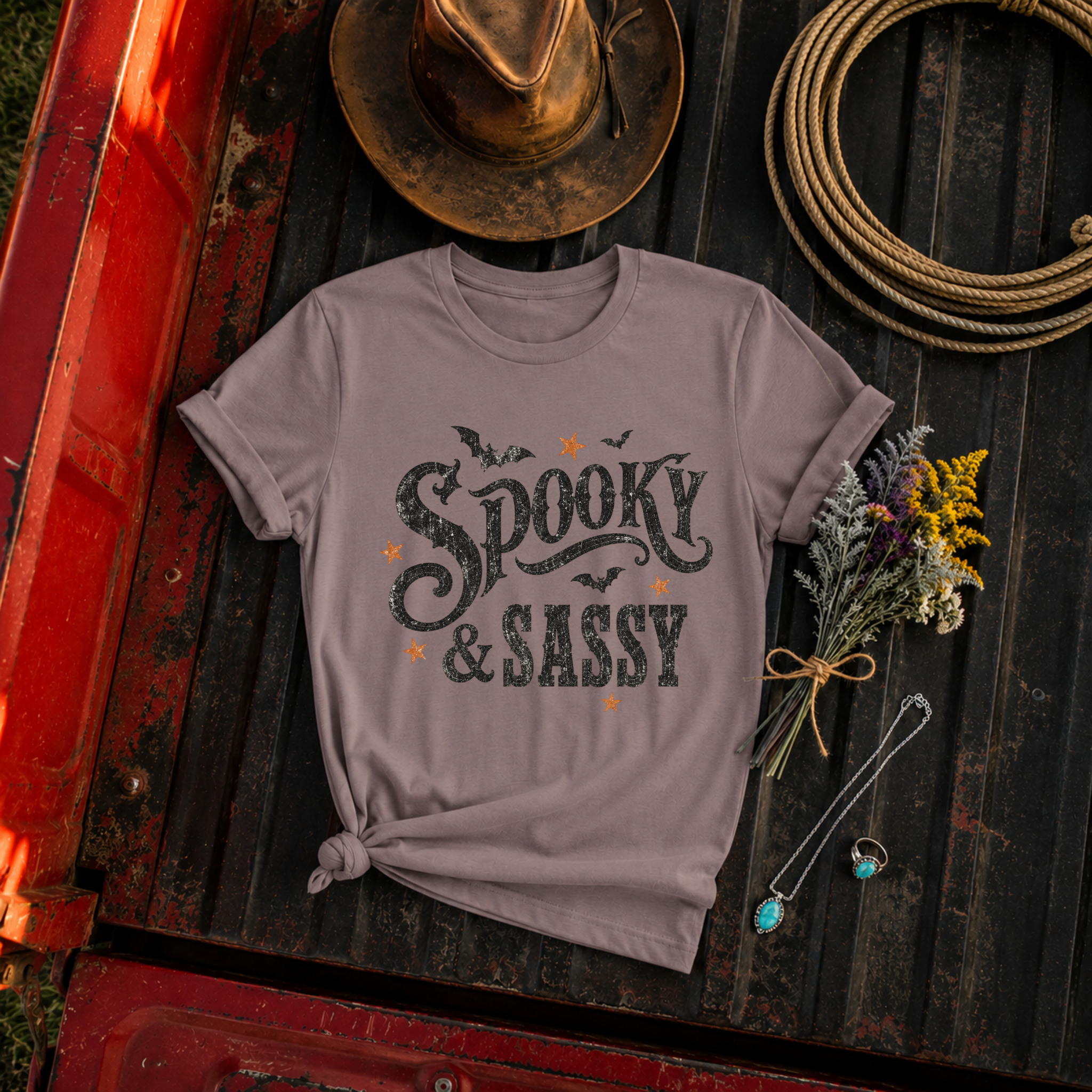Spooky & Sassy Halloween T-Shirt