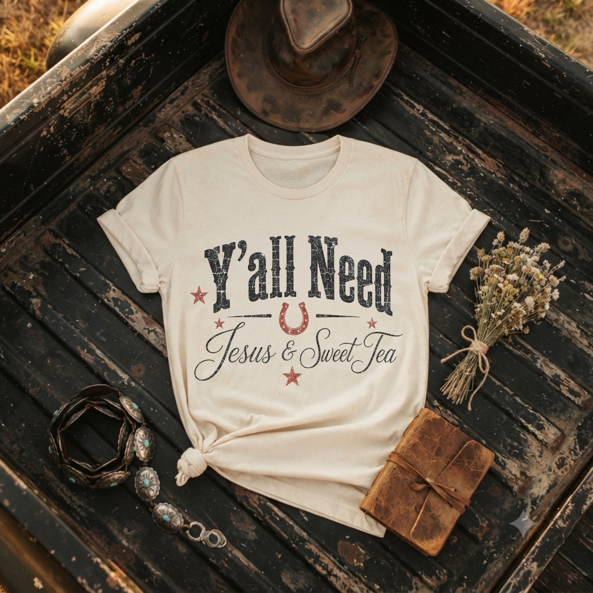 "Y'all Need Jesus & Sweet Tea" T-Shirt