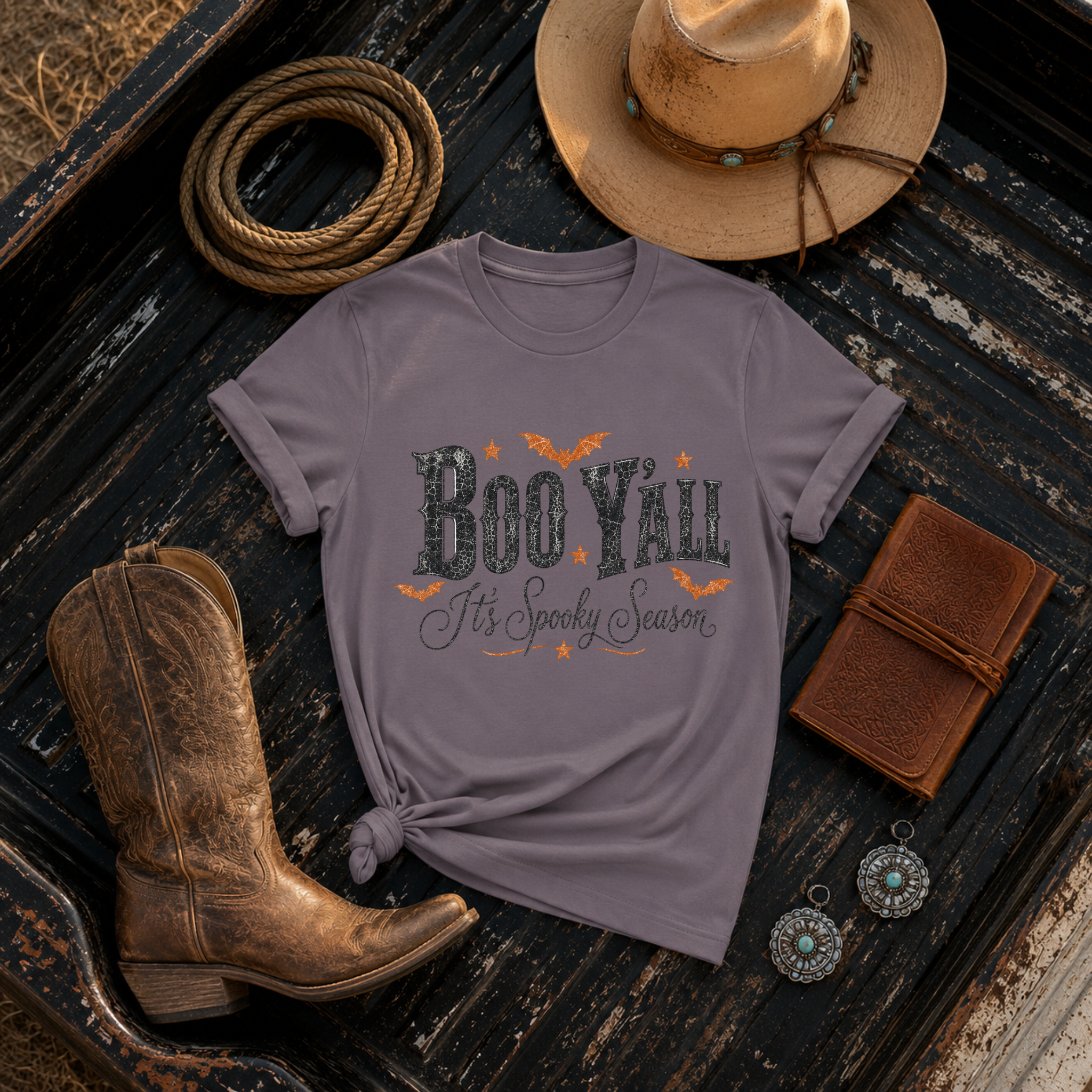 "Boo Y'all Halloween T-Shirt"
