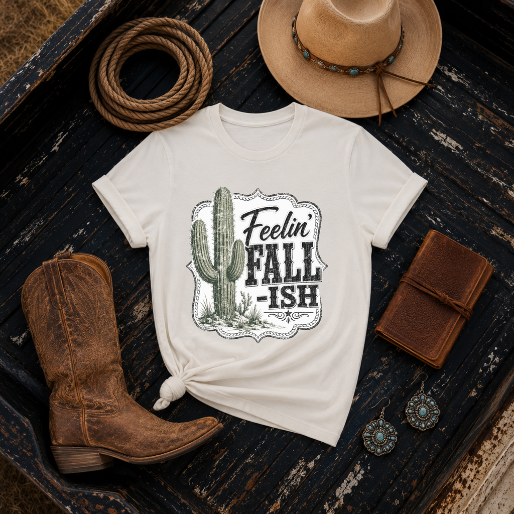 "Feelin' Fall-ish Cactus" T-Shirt