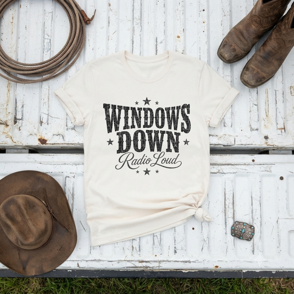 Windows Down Radio Loud T-Shirt