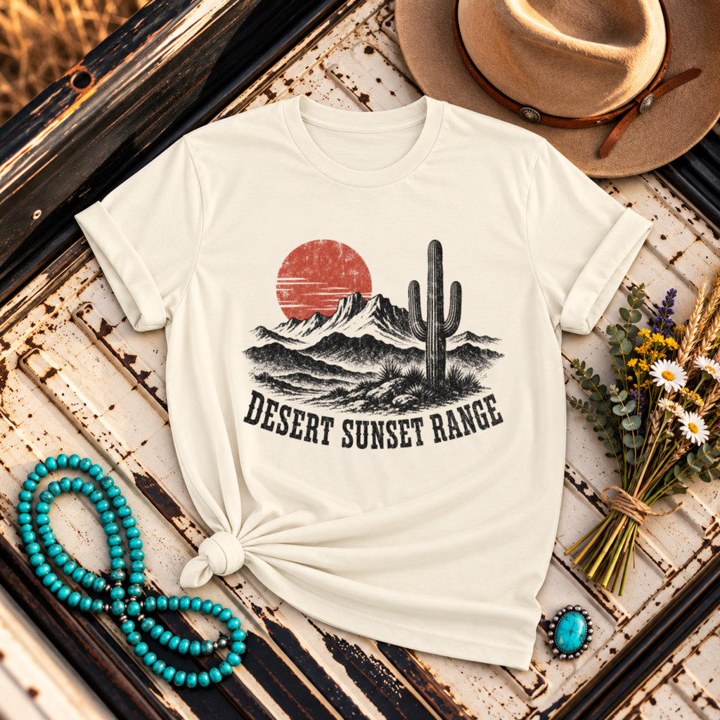 "Desert Sunset Range" T-Shirt