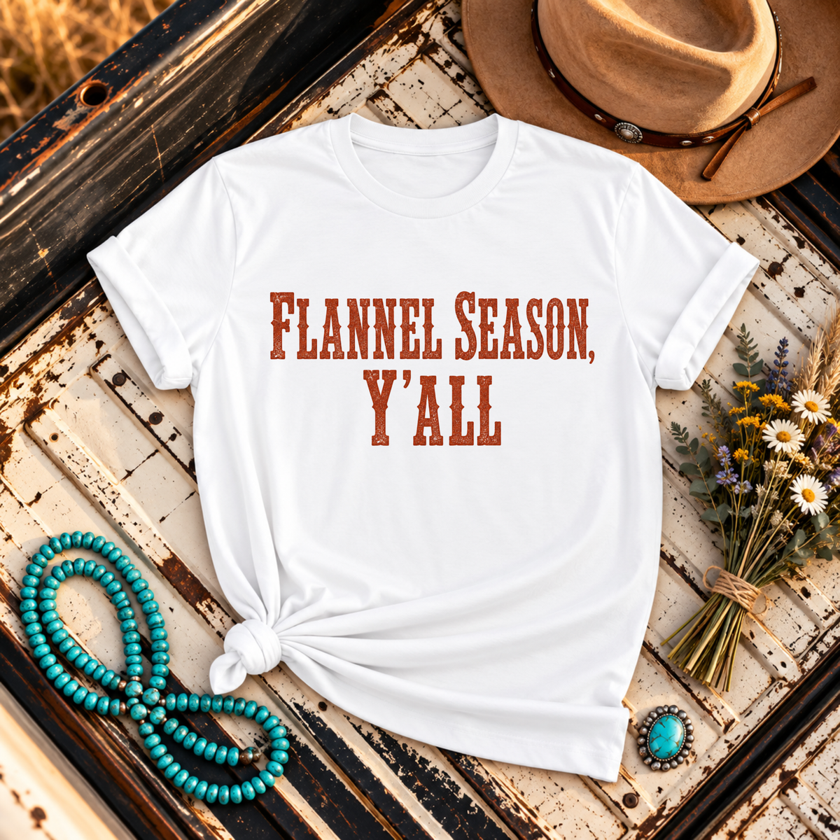 "Flannel Season Y'ALL" T-Shirt