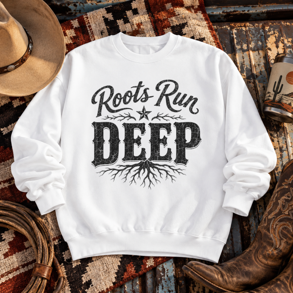 "Roots Run Deep" Crewneck Sweatshirt