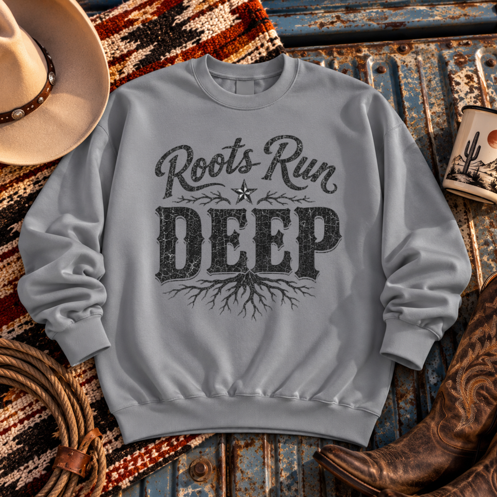 "Roots Run Deep" Crewneck Sweatshirt
