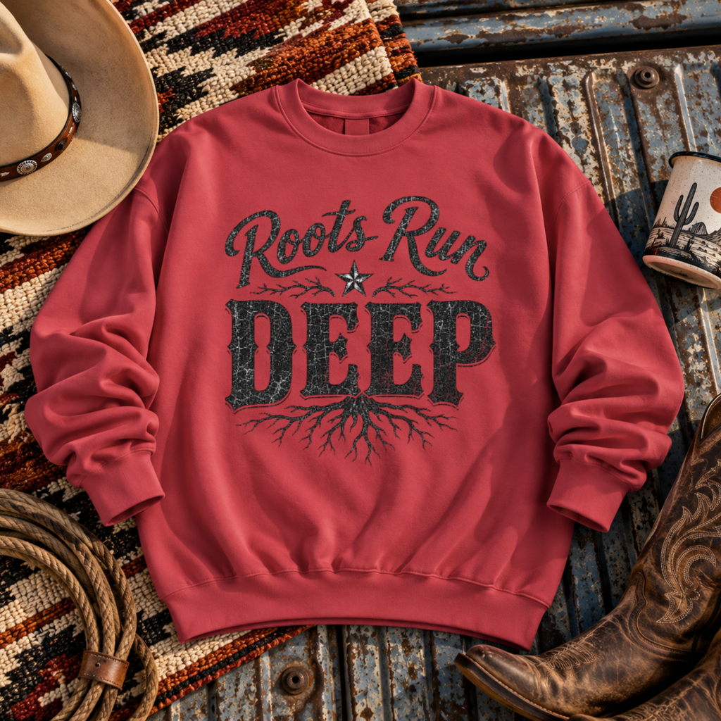 "Roots Run Deep" Crewneck Sweatshirt