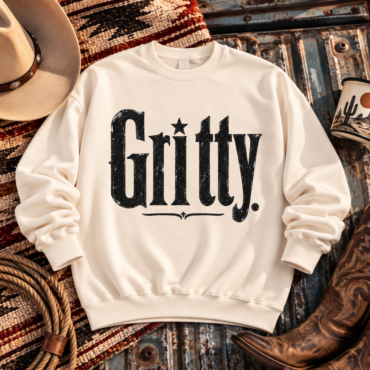 "Gritty" Vintage Crewneck Sweatshirt