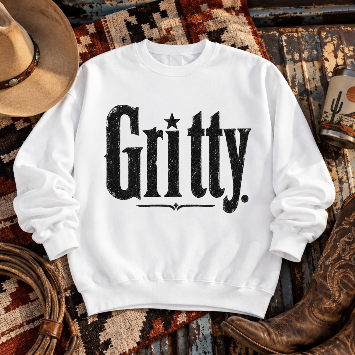 "Gritty" Vintage Crewneck Sweatshirt