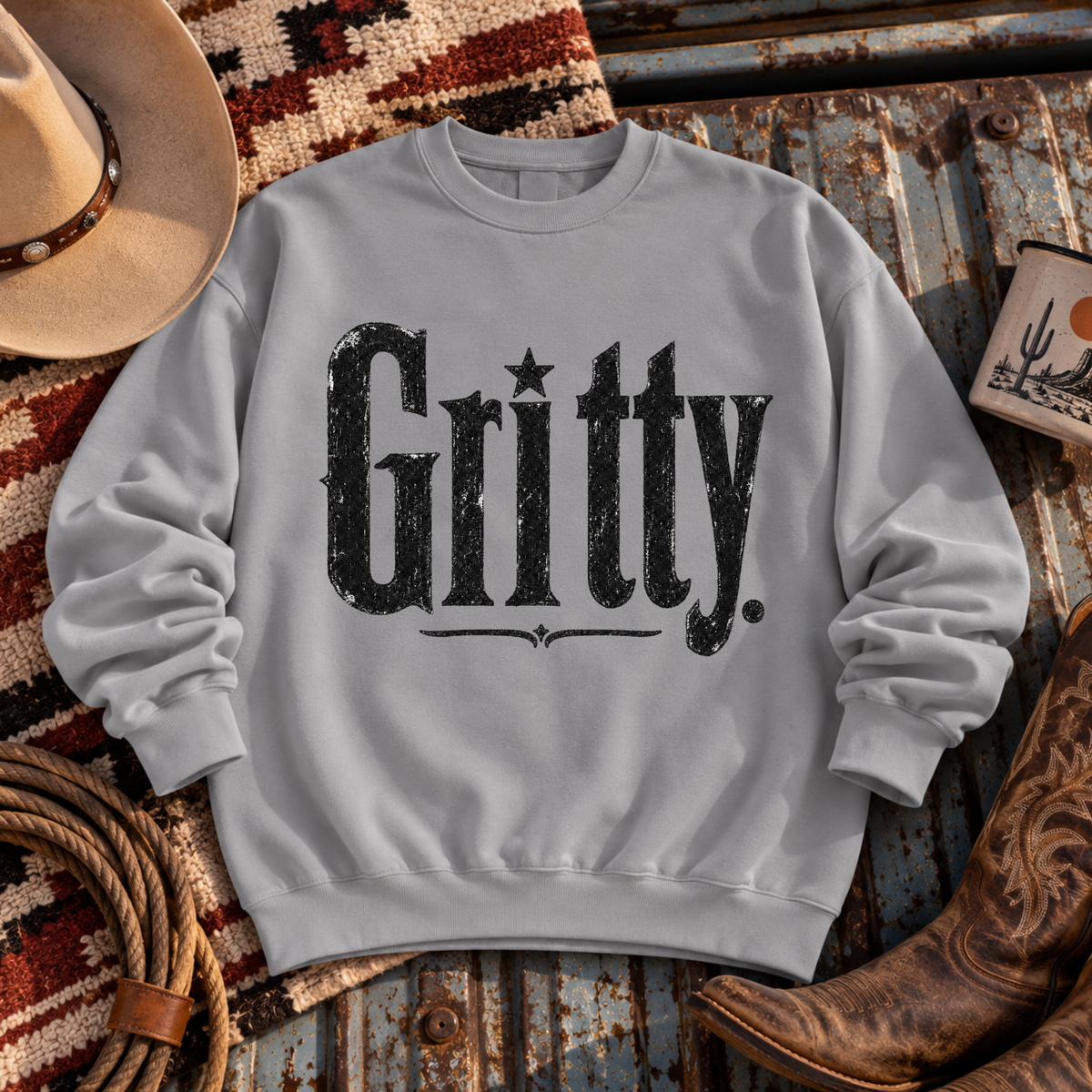 "Gritty" Vintage Crewneck Sweatshirt
