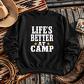 “Life’s Better at Camp” Cozy Sweatshirt