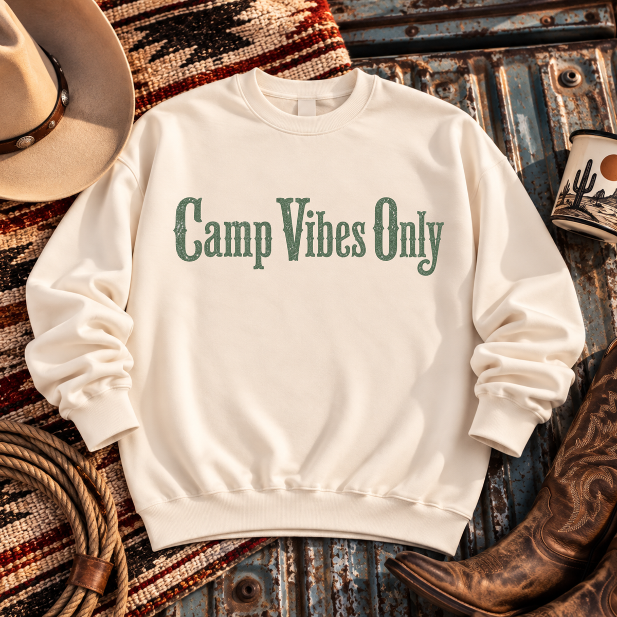 "Camp Vibes Only" Sweatshirt
