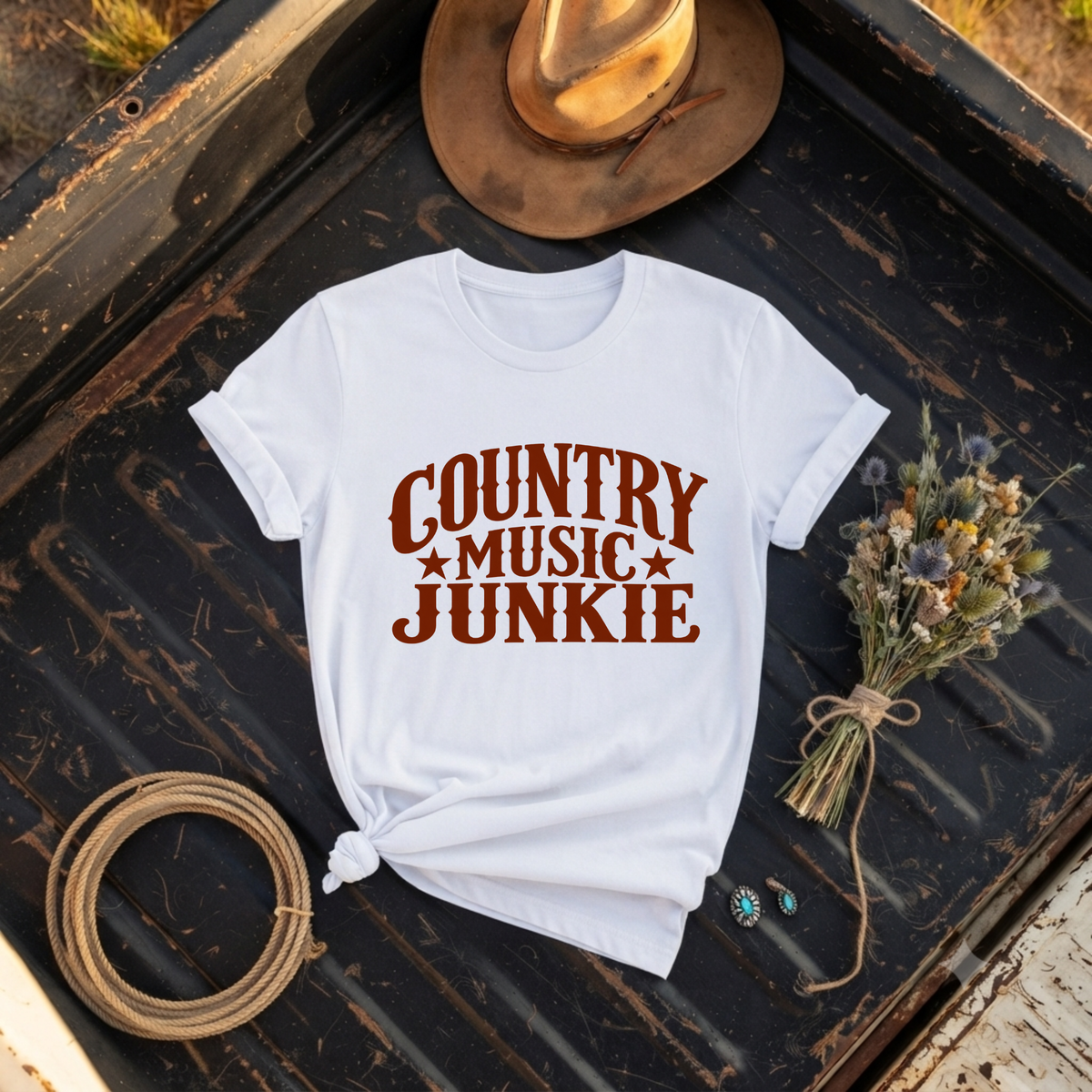 "Country Music Junkie" T-Shirt