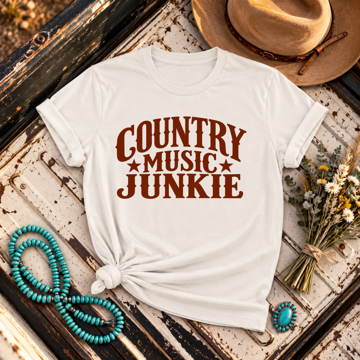 "Country Music Junkie" T-Shirt