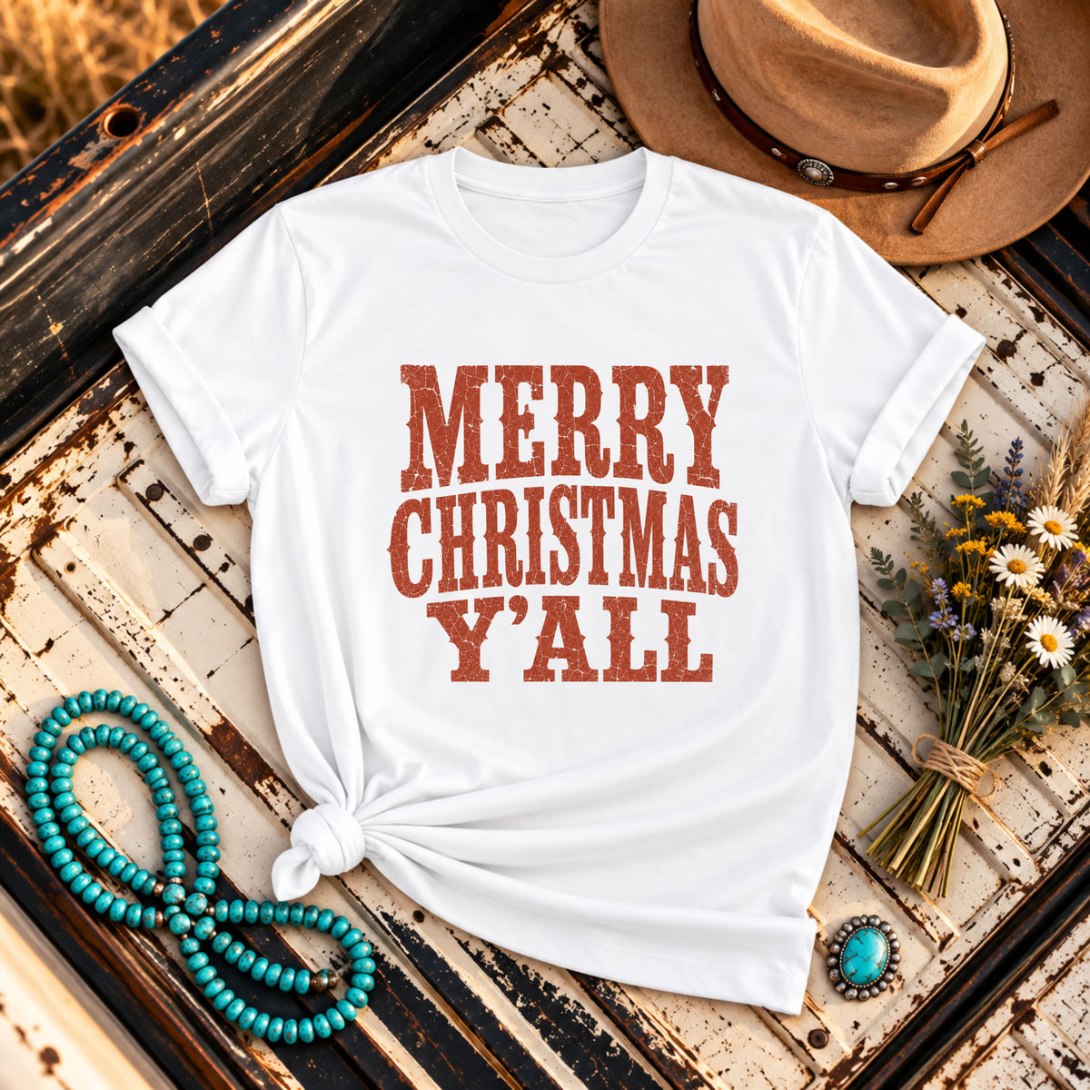 "Merry Christmas Y'all" T-Shirt