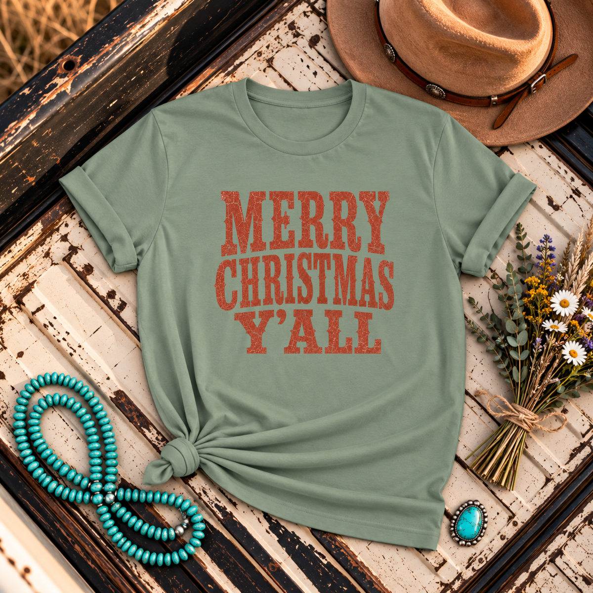 "Merry Christmas Y'all" T-Shirt