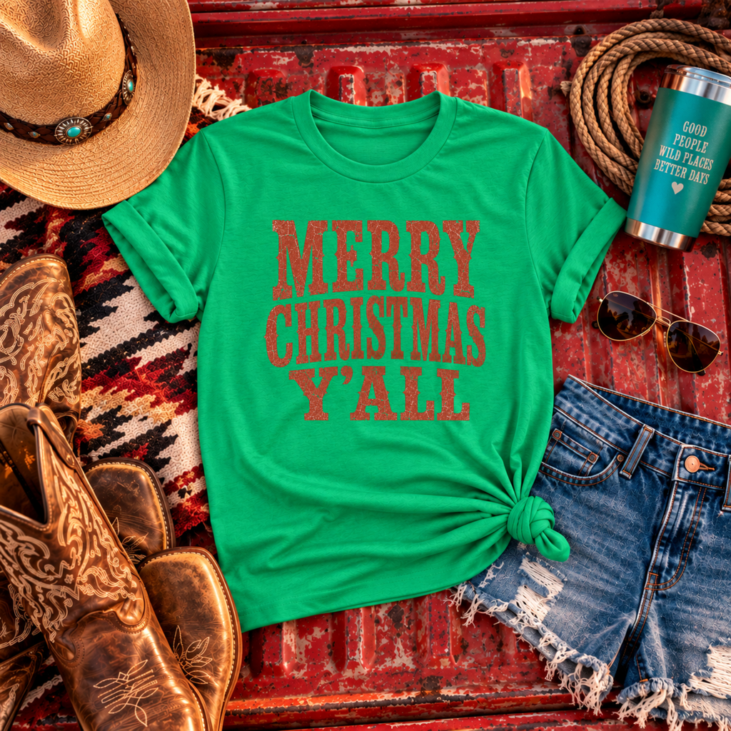 "Merry Christmas Y'all" T-Shirt