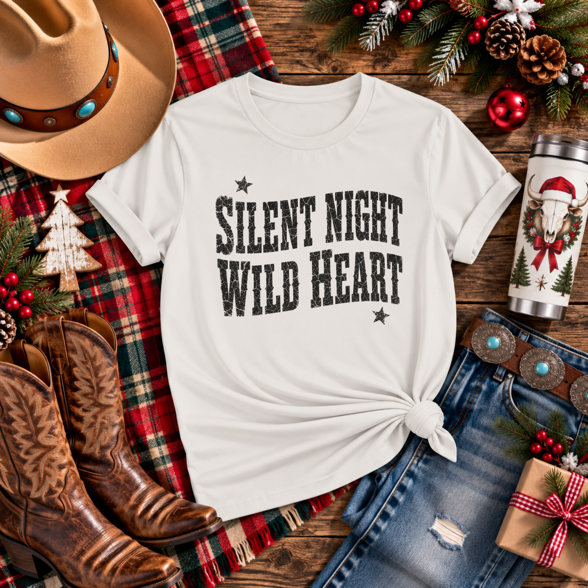 "Silent Night Wild Heart" T-Shirt