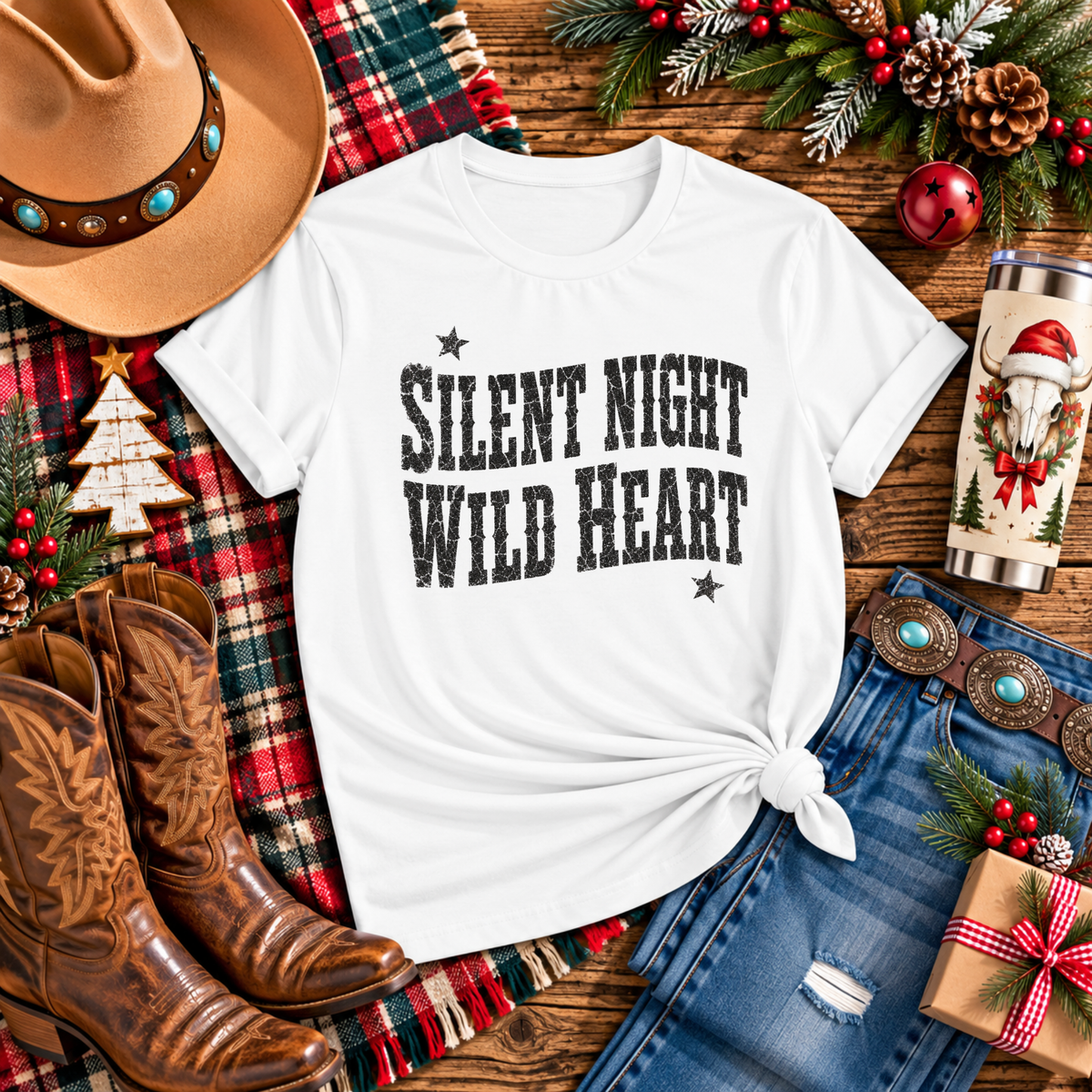 "Silent Night Wild Heart" T-Shirt