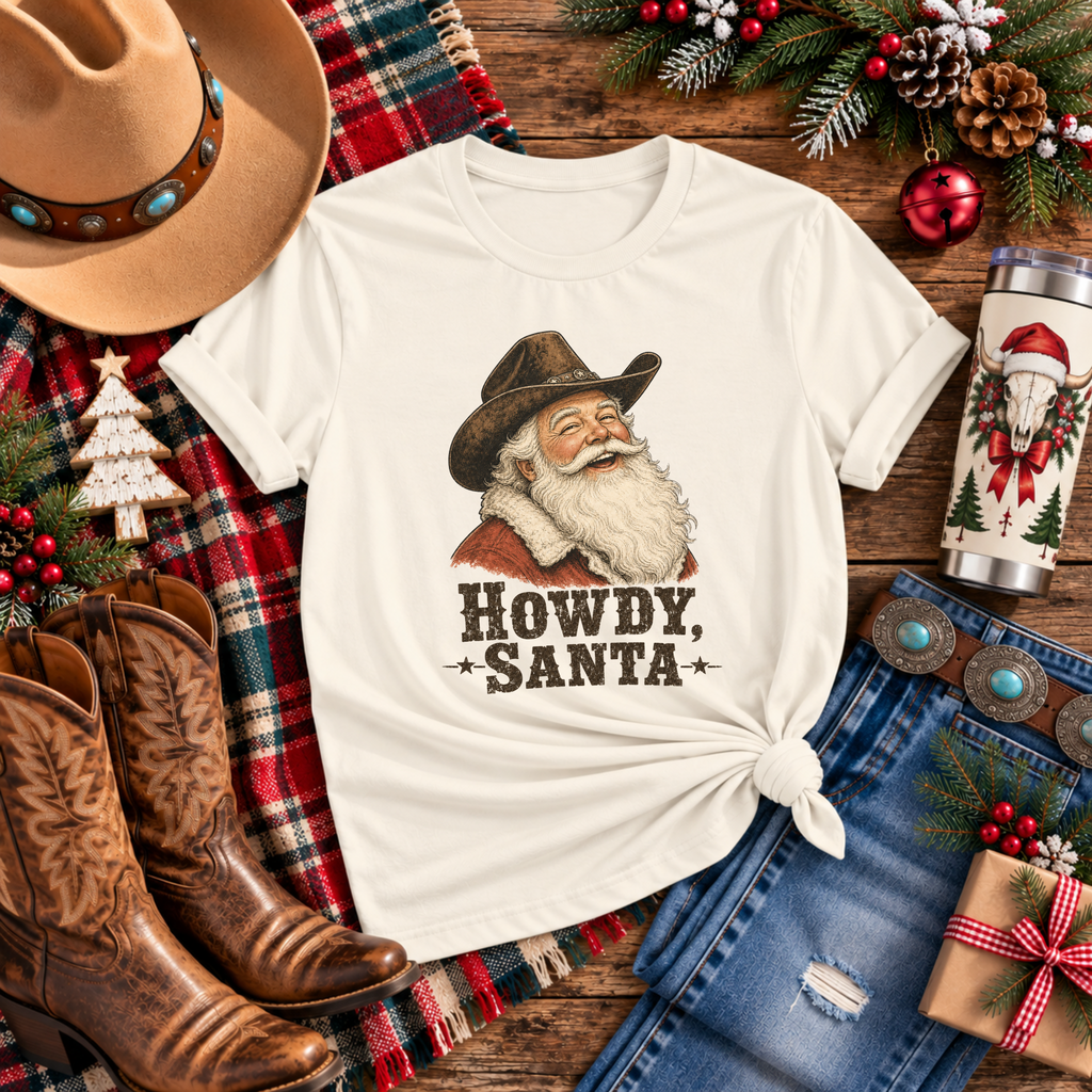 "Howdy Santa" T‑Shirt