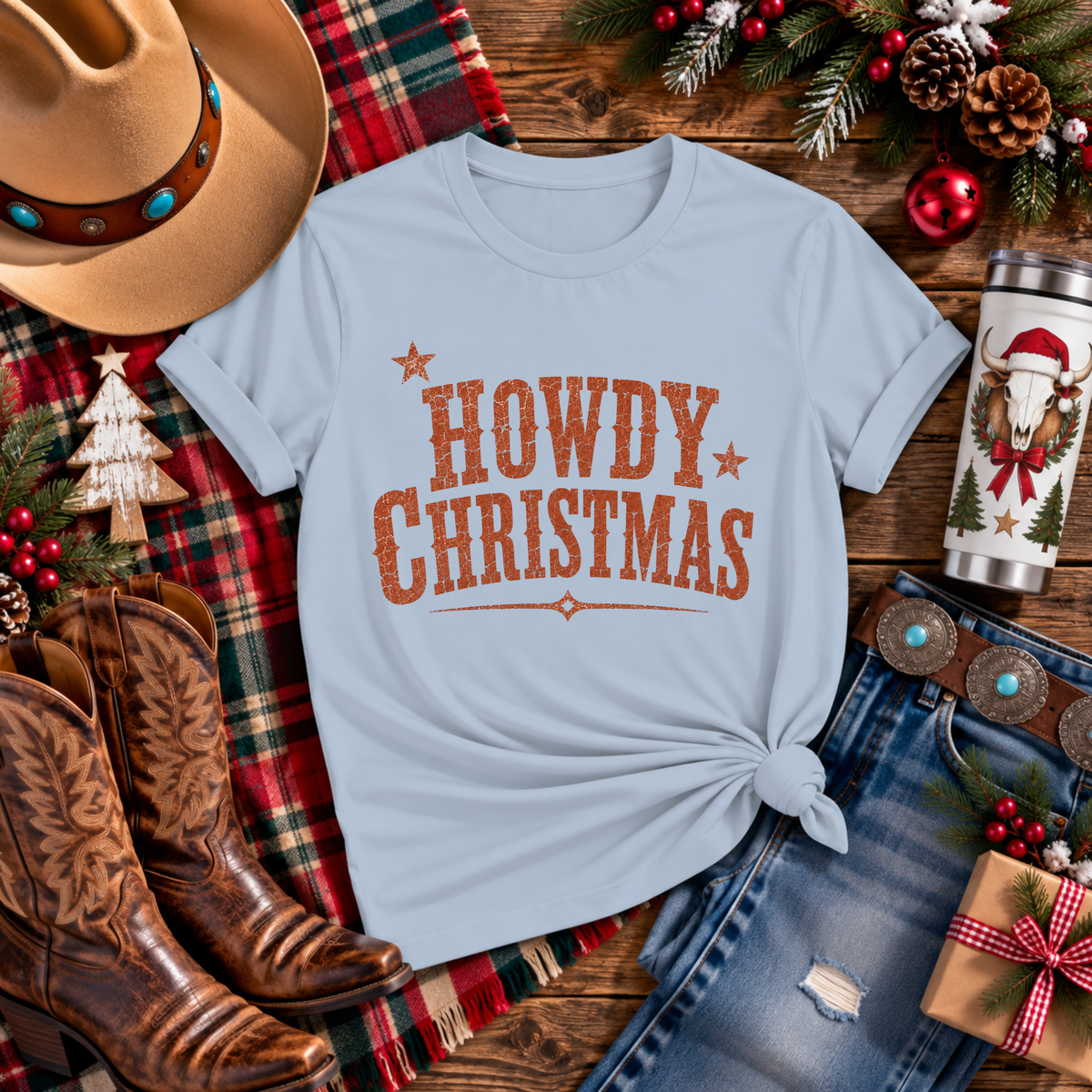 "Howdy Christmas" T-Shirt