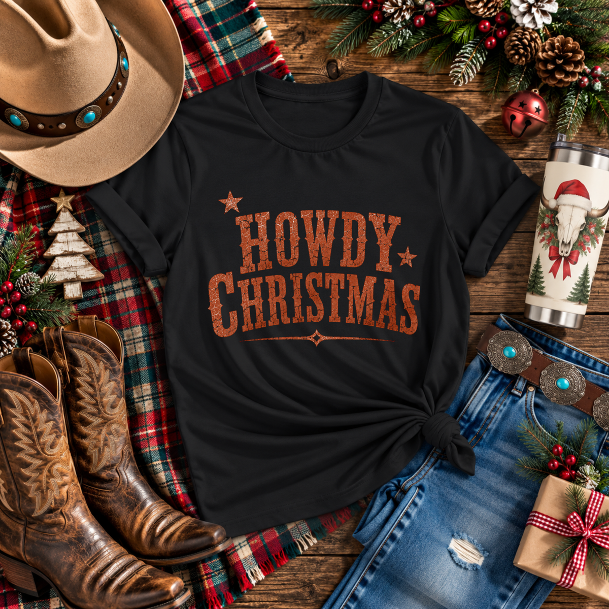 "Howdy Christmas" T-Shirt