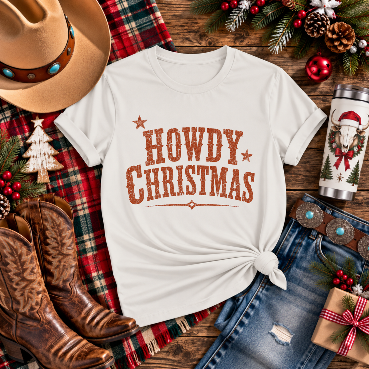 "Howdy Christmas" T-Shirt