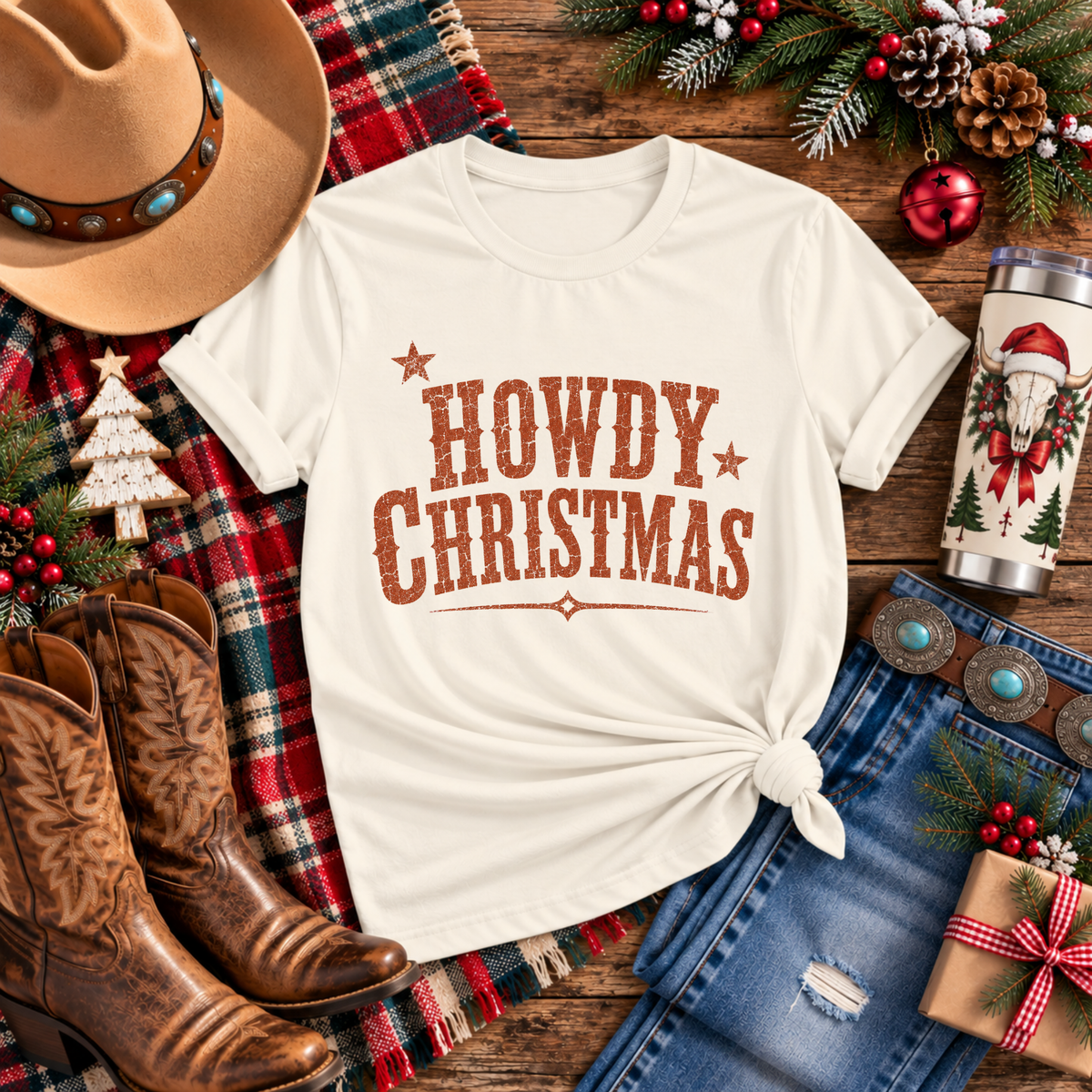 "Howdy Christmas" T-Shirt
