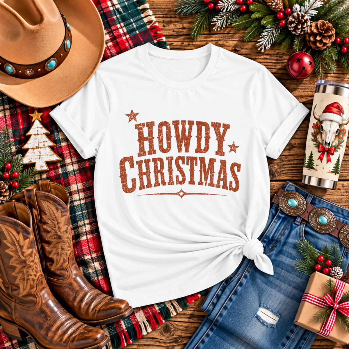 "Howdy Christmas" T-Shirt