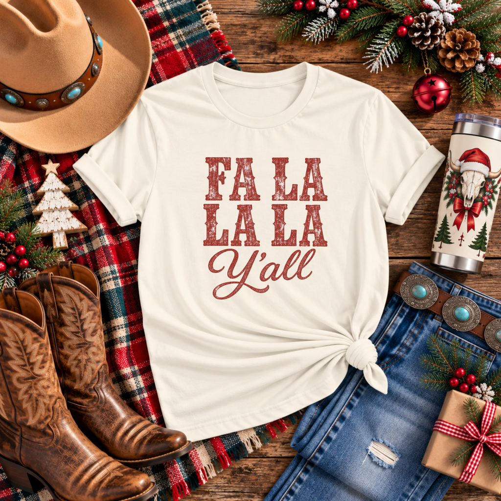 Fa La La La Y'all T-Shirt