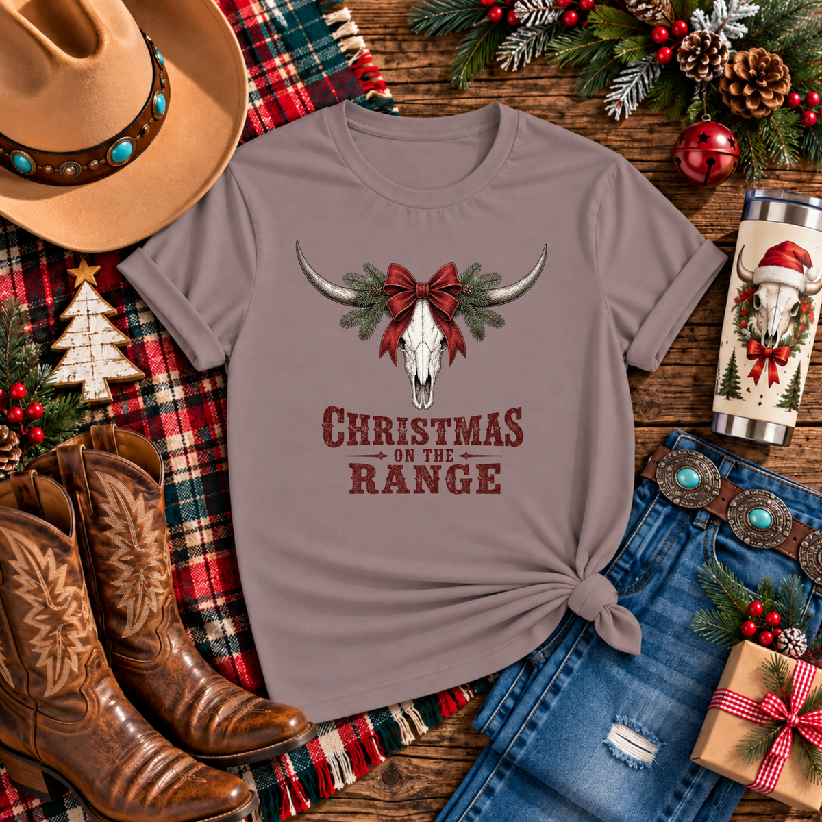 "Christmas on the Range"  T-Shirt