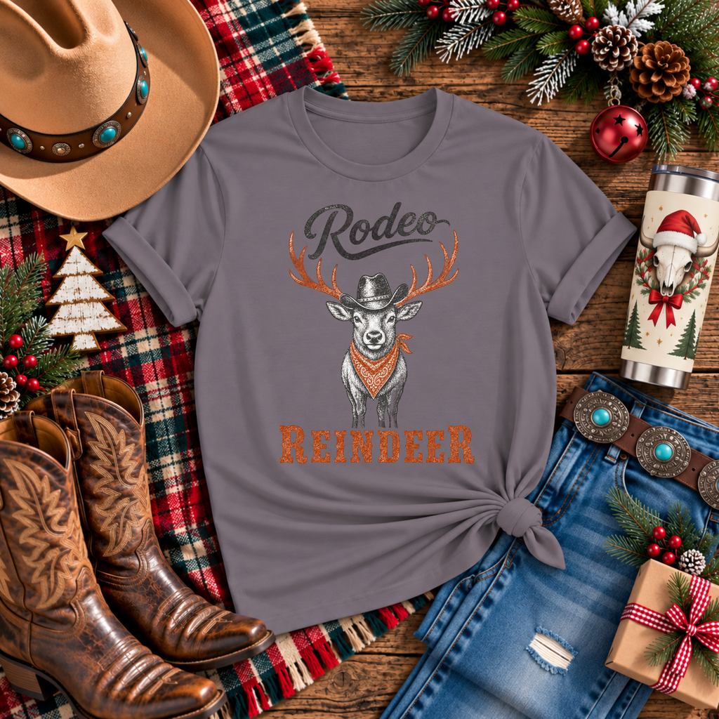 "Rodeo Reindeer"  T-Shirt