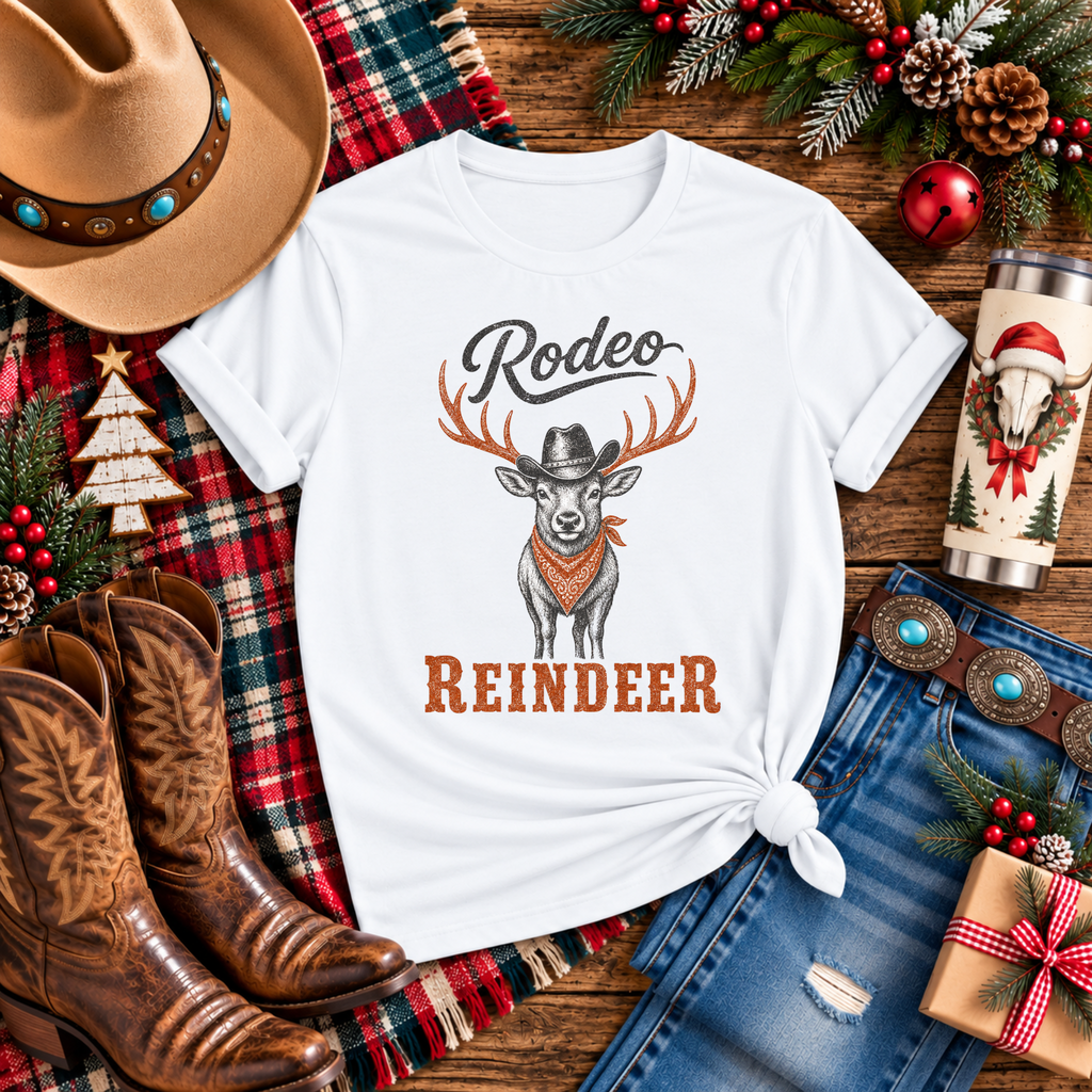 "Rodeo Reindeer"  T-Shirt