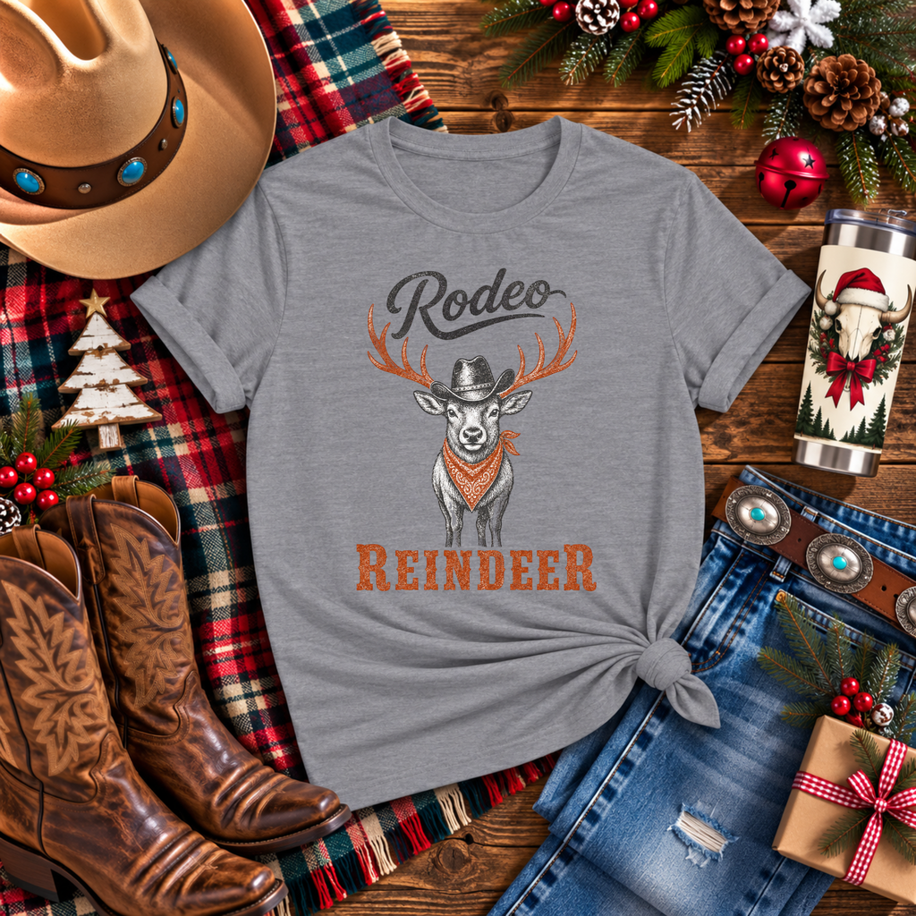 "Rodeo Reindeer"  T-Shirt