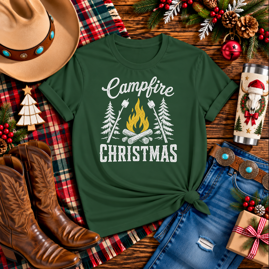 "Campfire Christmas" T-Shirt