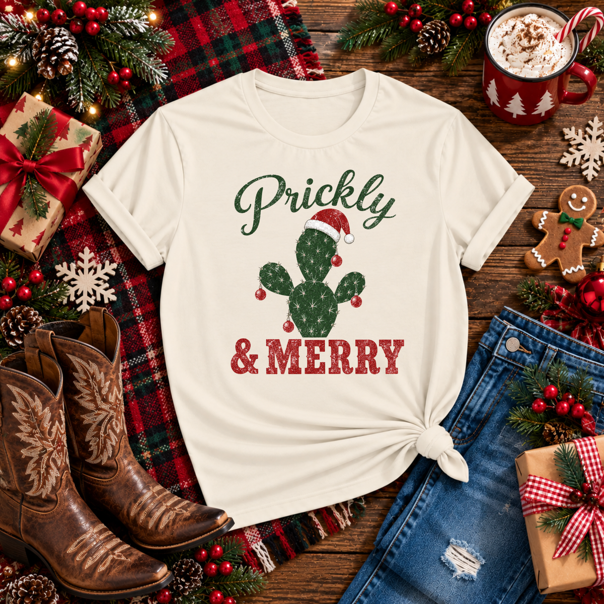 "Prickly & Merry" T-Shirt