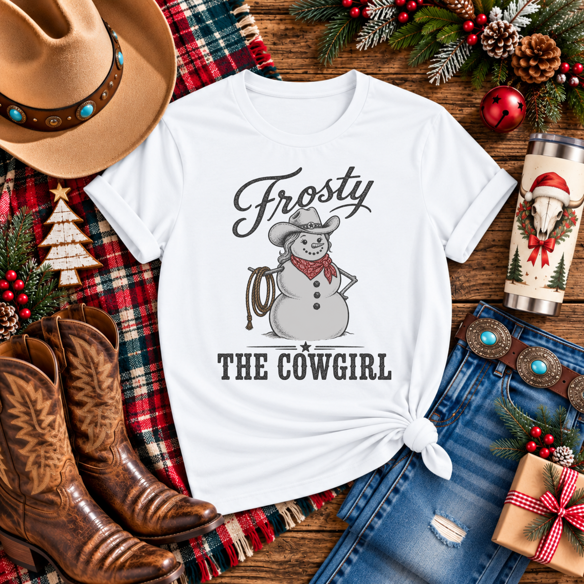 "Frosty the Cowgirl" T-Shirt